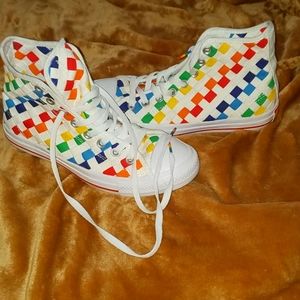 Pride high tops women size 8.5/men 6.5